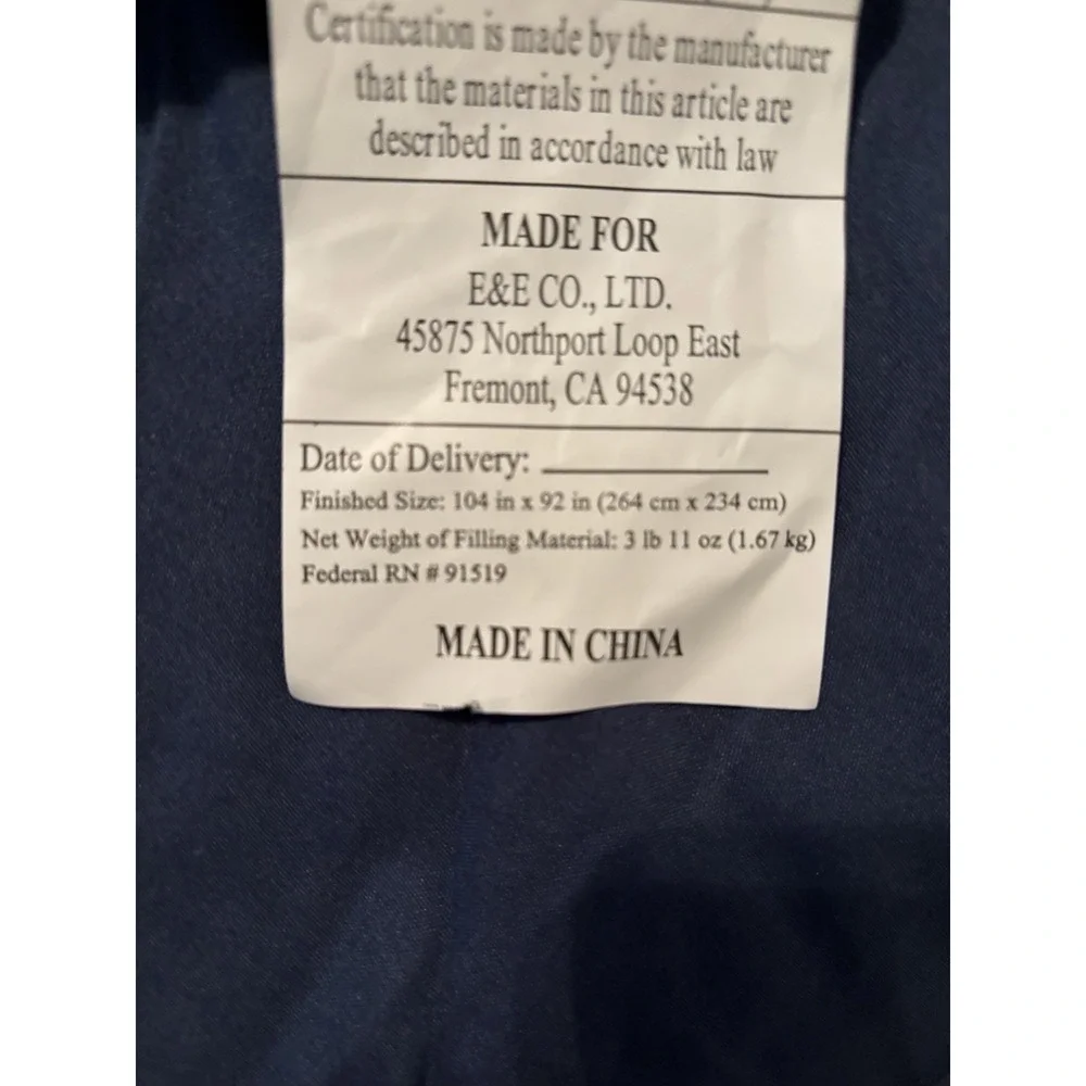 UGG Bedding Madison Park Bedding Set Full/Queen Two Tone Blues